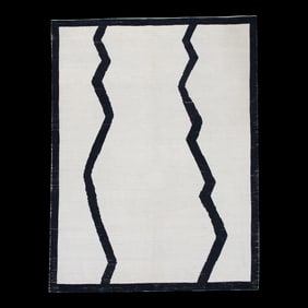 Modern Handmade Tulu Rug 7'5" x 9'6"