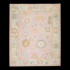 Early 21st Century Modern Turkish Oushak Rug 12'3" X 14'9"