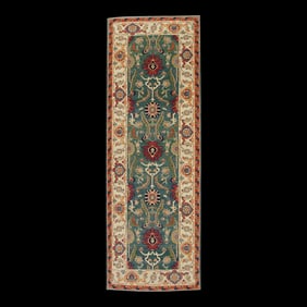 Modern Turkish Fine Woven Oushak Rug 2'9" x 8'