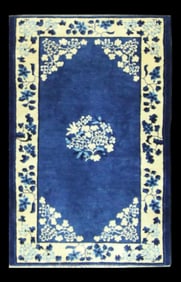 Antique Art Deco Chinese Peking Rug