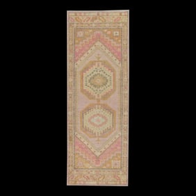 Modern Turkish Oushak Rug 3'2" x 8'5"