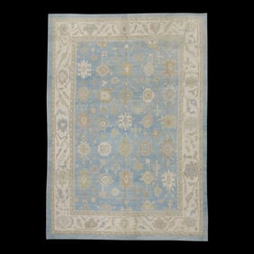 Modern Turkish Oushak Rug 10'7" x 14'8"