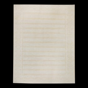 Early 21st Century Modern Turkish Oushak Rug 9'5" X 12'1"
