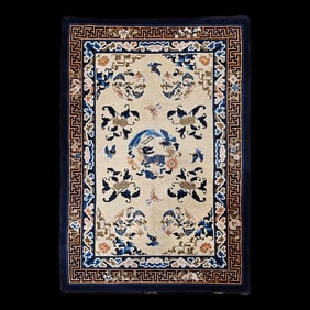 Early 20th Century Chinese Peking Rug