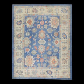 Early 21st Century Modern Oversized Turkish Oushak Rug 13'11" X 17'3"