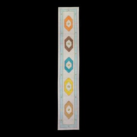 Modern Turkish Oushak Rug 3' x 16'11"