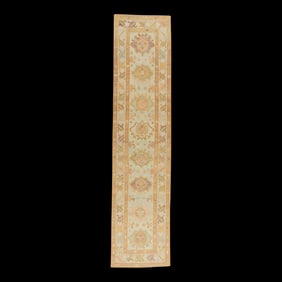 Modern Turkish Oushak Rug 2'8" x 11'9"