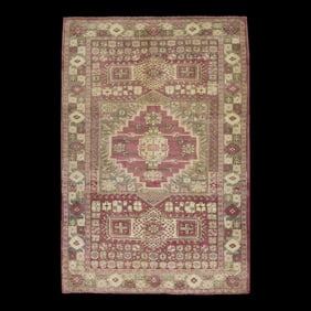Vintage Turkish Rug 3'11" x 5'9"