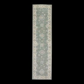 Modern Turkish Oushak Rug 3'1" x 12'5"