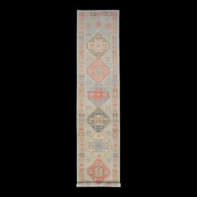 Modern Turkish Oushak Rug 4'2" x 18'11"