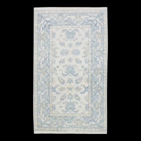 Modern Turkish Oushak Rug 5' x 8'2"