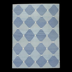 Early 21st Century Handmade Modern Kilim Rug 9'10 X 14'3