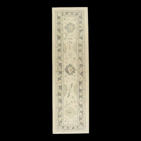 Modern Turkish Oushak Rug 2'11" x 10'1"