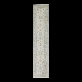Early 21st Century Modern Turkish Oushak Runner 2'11" X 13'6"
