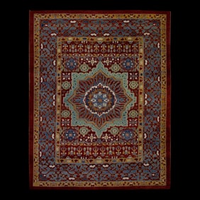 Modern Turkish Fine Woven Oushak Rug 8'2" x 10'