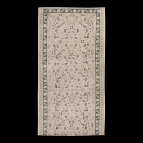 Vintage Turkish Mini Rug 1'9" X 3'