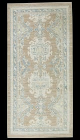 Modern Turkish Oushak Rug 2'10" x 5'8"