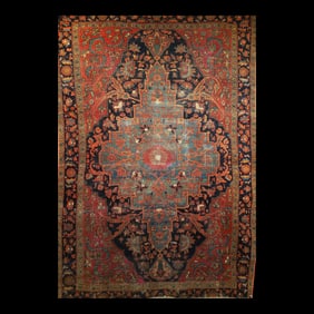 Late 19th Century Farahan Rug