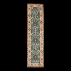Modern Turkish Fine Woven Oushak Rug 2'10" x 12'7"