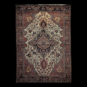 Late 19th Century Farahan Rug