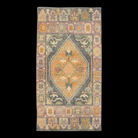 Modern Turkish Oushak Rug 2'10" X 5'5‚Äù