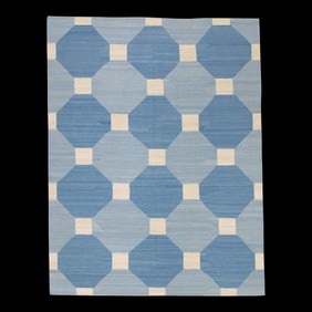 Early 21st Century Handmade Modern Kilim Rug 8'5" X 10'11"