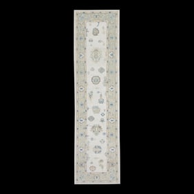 Modern Turkish Oushak Rug 3'2" x 14'2"