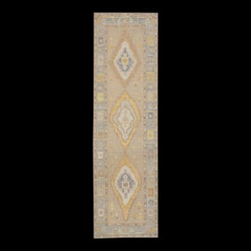 Modern Turkish Oushak Rug 2'10" x 9'8"