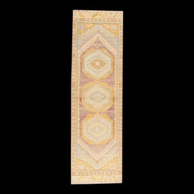 Modern Turkish Oushak Rug 2'11" x 10'1"