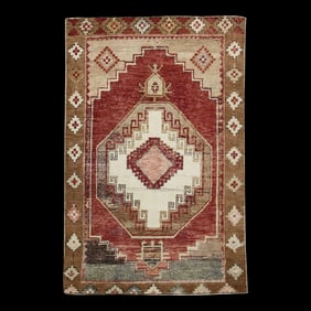 Vintage Turkish Rug 3'3" x 4'11"