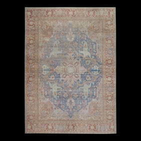 Modern Turkish Fine Woven Oushak Rug 10'3" x 14'