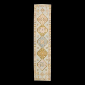 Modern Turkish Oushak Rug 2'10" x 12'1"