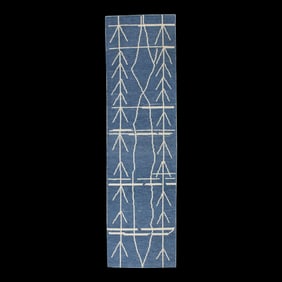 Modern Handmade Tulu Rug 2'10" x 10'1"