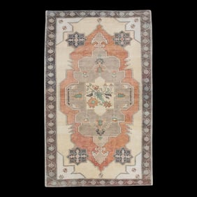 Vintage Turkish Rug 4'5" x 7'3"
