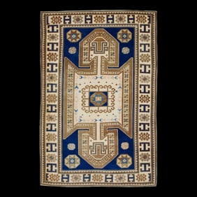 Vintage Turkish Rug 4'2" x 6'5"