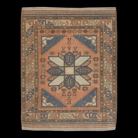 Vintage Turkish Rug 3'5" x 4'2"
