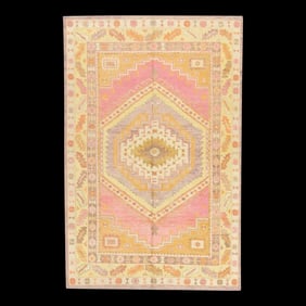 Modern Turkish Oushak Rug 6' x 9'