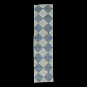 Early 21st Century Handmade Modern Kilim Runner 2'11" X 12'1"