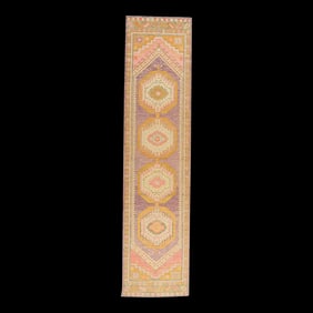 Modern Turkish Oushak Rug 3'1" x 12'9"