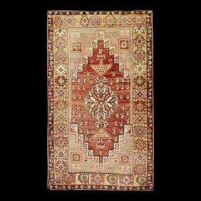 Vintage Turkish Rug 3'6" x 5'10"