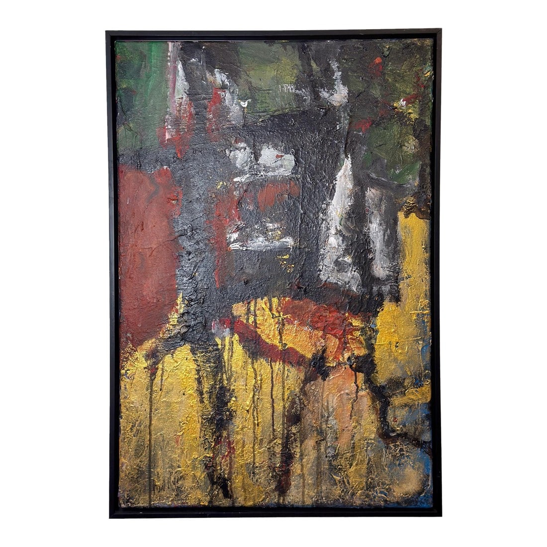 Portrait Abstract by Beverly Myers Modern Painter, School of Wolf Kahn: Portrait Abstract by Beverly Myers Modern Painter, School of Wolf Kahn USA, Post 2015 "Portrait Abstract" is a stunning example of Beverly Myers' mastery as a modern painter. A student of Wolf Kahn, M
