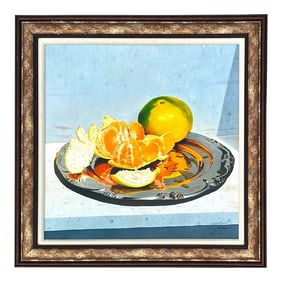 Vintage Original Still Life Oil on Canvas