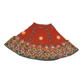 Vintage Indian Embroidered Skirt