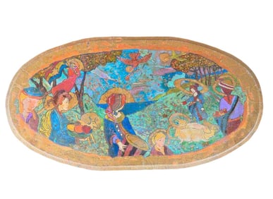Late 20th Century Jane Gilday Masterwork, "Harvest Pastoral"