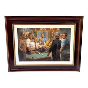 Callin the Red' Gicl√©e on Canvas by Andy Thomas