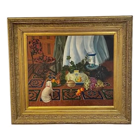 Mid 20th Century Interior Still Life, English School