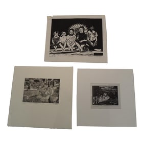 Collectors Gallery Wall Black and White Art - Set of 3