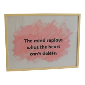 Framed Word Art Print on Paper by Ted Baker Art Work