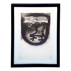 Antoni T√†pies, A.L. Exposici√≥n T√°pies 1983 Lithograph, 56/150