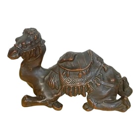 1920s Bronze Clad Sculpture of a Seated Moorish Camel